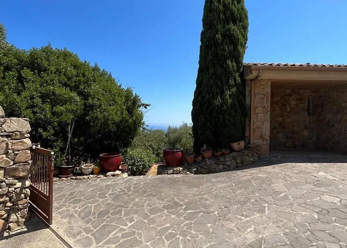Maison En Pierre Corse Vue Vila *