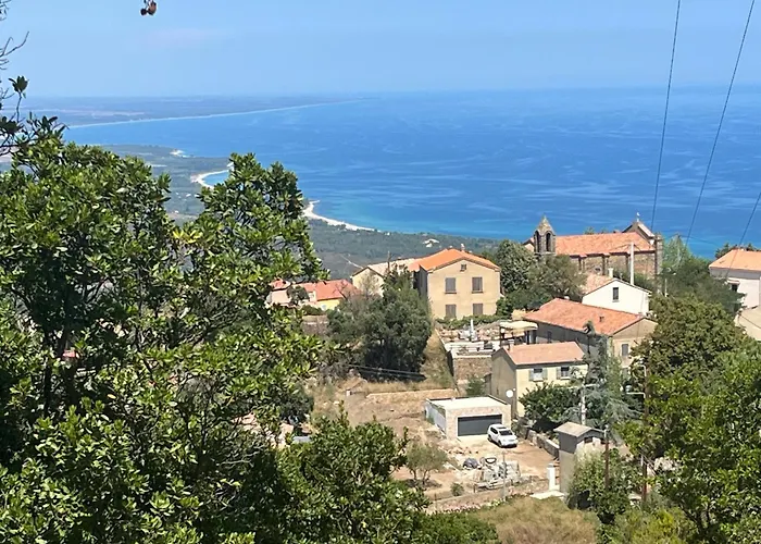 Villa Maison En Pierre Corse Vue *
