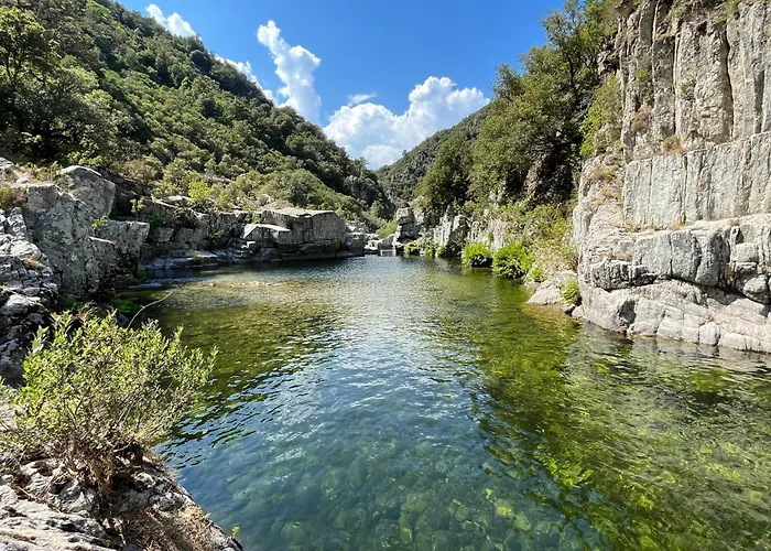 Maison En Pierre Corse Vue * Sari-Solenzara