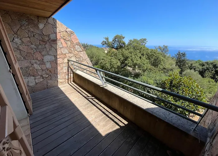 Villa Maison En Pierre Corse Vue *