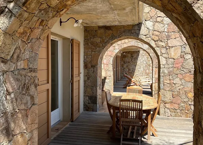 Villa Maison En Pierre Corse Vue